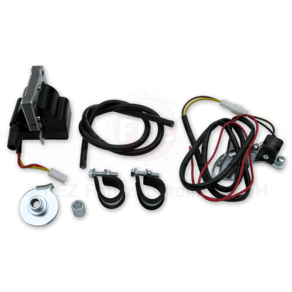 Z&uuml;ndanlage (Umbausatz von Kontaktz&uuml;ndung auf elektronic) "Ausf&uuml;hrung mit Kupferrotor" MZ ETZ125, ETZ150, ETZ250, ETZ251, ETZ301 (VAPE)