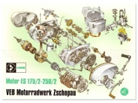 Explosionszeichnung "Motor ES 175/2 - 250/2"...