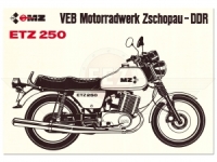 Werbeartikel - Poster "MZ Motorrad" MZ ETZ250 *