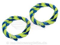 Nabenputzringe im Satz (2x 560mm) blau / neon-gelb...