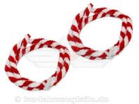 Nabenputzringe im Satz (2x 760mm) rot / weiss passend...