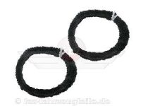 Nabenputzringe im Satz (2x 760mm) schwarz / schwarz...