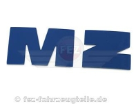 Buchstabe "M" + "Z" blau für...