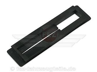 Abdeckkappe / Abdeckplatte f&uuml;r Schalthebel am Trittbrett (Gummi schwarz) "lange Ausf&uuml;hrung" passend f&uuml;r IWL SR56 Wiesel, SR59 Berliner Roller (deutsche Produktion)