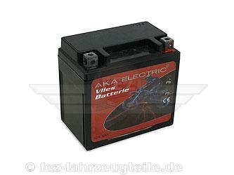Batterie 12V  5,0Ah (Vlies - wartungsfrei) MZ ETZ125, ETZ150, ETZ250, ETZ251, ETZ300 (AKA ELECTRIC)