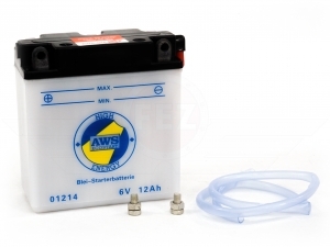 Batterie  6V 12Ah (Bleiakku ohne S&auml;urepack) passend f&uuml;r S50, S51, S70, SR50, SR80 (AWS)
