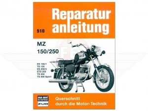 Buch - Reparaturhandbuch (Reprint der 7. Auflage 1975) MZ ES150/1, TS150, ES250/2, ETS250, TS250, TS250/1