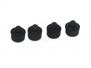 Gummipilze im Satz (4 St&uuml;ck) f&uuml;r Sitzbank / Einzelsitz / Doppelsitz (schwarz) passend f&uuml;r KR50, SR50, SR80