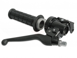 Gasgriff mit Armatur und Kleinteilen (mit Aufnahme f&uuml;r Bremslichttaster) passend f&uuml;r S50, S51, S70, SR50