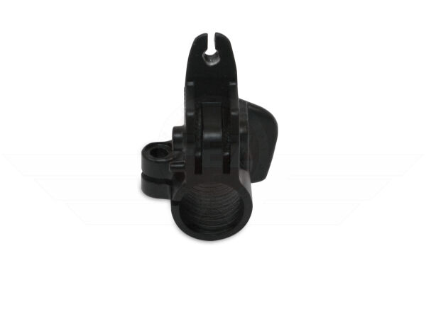 Kupplungsarmatur / Klemmst&uuml;ck ohne Kupplungshebel (Aluminium schwarz) "Ausf&uuml;hrung f&uuml;r Aluminiumhandhebel" passend f&uuml;r KR51/1, SR4-2, SR4-3, SR4-4 (bis Baujahr 1975) *