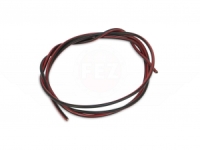 Kabel je Meter schwarz / rot  1,5 mm² (Verkauf 5...