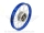 Speichenrad - 16 Zoll (Felge 1,50x16 Alu blau, Nabe Alu, Speichensatz verchromt) 16&quot; passend f&uuml;r alle Moped-Typen
