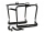 Seitengep&auml;cktr&auml;ger im Satz (links &amp; rechts) schwarz pulverbeschichtet klappbar (f&uuml;r Seitenkoffer) passend f&uuml;r S50, S51, S70