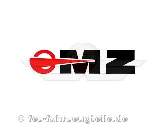 Schriftzug (Folie) &quot;MZ Logo&quot; wei&szlig; Gr&ouml;&szlig;e 134x41mm (deutsche Produktion)