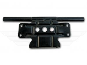 R&uuml;cklichthalterung / Halteblech f&uuml;r R&uuml;ckleuchte und Blinkerhalter (schwarz) MZ ETZ251, ETZ301 Saxon, Kanuni