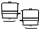 Seitengep&auml;cktr&auml;ger im Satz (rechts &amp; links) schwarz klappbar ab Baujahr 1990 (f&uuml;r Seitenkoffer) passend f&uuml;r MZ ETZ125, ETZ150, ETZ251, ETZ301 *