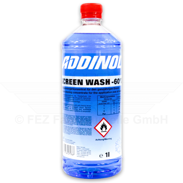 Fluid - Scheibenreiniger &quot;Screen Wash&quot; Frostschutz bis -60&deg;C - 1 Liter Flasche (Addinol)