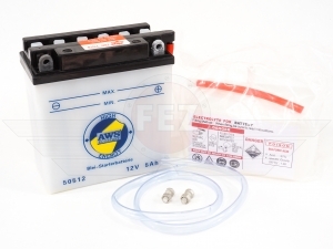 Batterie 12V 5Ah (Vlies - wartungsfrei) S50 S51 S53 SR50 & ETZ
