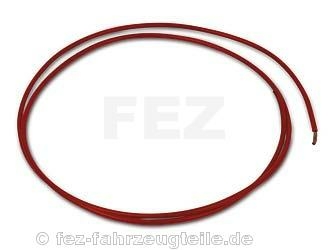 Kabel je Meter rot 1,5 mm&sup2; (Verkauf 5 Meter Abpackung)