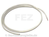 Kabel weiß 1,00 mm² (Verkauf 5 Meter Abpackung)