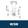 Birne - Glassockellampe 12V 3W  W2,1x9,5d (W3W) Standard Narva*