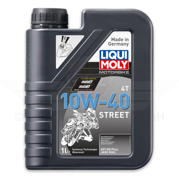 &Ouml;l - Motoren&ouml;l 4-Takt - 10W-40 HD - 1 Liter Flasche (LIQUI MOLY)