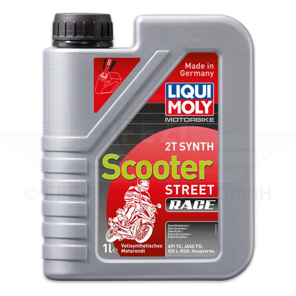 &Ouml;l - Motoren&ouml;l 2-Takt - vollsynthetisch Scooter - 1 Liter Flasche (LIQUI MOLY)
