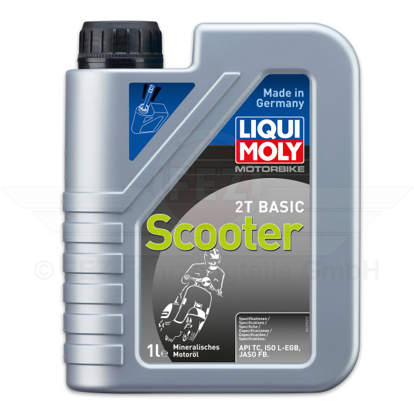 &Ouml;l - Motoren&ouml;l 2-Takt - Racing Scooter 2T Basic - 1 Liter Flasche (LIQUI MOLY)
