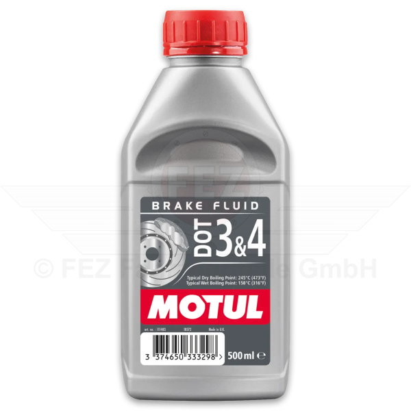 Fluid - Bremsfl&uuml;ssigkeit DOT 3+4 Brake Fluid - 500ml Flasche (MOTUL)