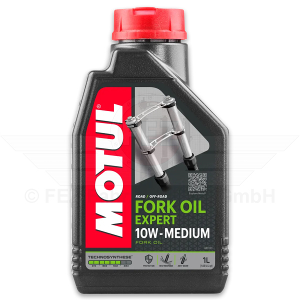 &Ouml;l - Gabel- und Sto&szlig;d&auml;mpfer&ouml;l - SAE10W - Fork Oil Expert medium Gabel&ouml;l - 1 Liter Flasche (MOTUL)