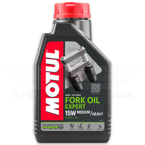 &Ouml;l - Gabel- und Sto&szlig;d&auml;mpfer&ouml;l - SAE15W - Fork Oil Expert medium/heavy Gabel&ouml;l 15W - 1 Liter Flasche (MOTUL)