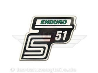 Schriftzug (Folie) "S51 Enduro" grün