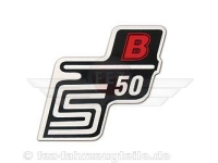 Schriftzug (Folie) "S50 B" rot