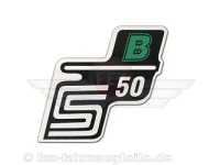Schriftzug (Folie) "S50 B" grün