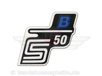Schriftzug (Folie) "S50 B" blau