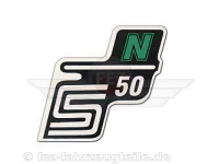 Schriftzug (Folie) "S50 N" grün