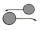 Spiegel / R&uuml;ckspiegel im Satz (rechts &amp; links) rund &Oslash;120mm mit Halterung Stahl (M8 Gewinde) passend f&uuml;r alle Typen (Import)