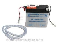 Batterie  6V  4,0Ah (Bleiakku ohne Säurepack)...