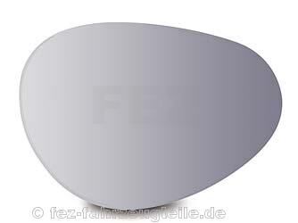Spiegelglas oval 117mm x 82mm (Nierenform) passend f&uuml;r SR4-1, SR4-2, SR4-2/1, SR4-3, SR4-4, KR51, KR51/1, AWO, IWL, SR1, KR50, BK350, RT125, ES175, ES175/1, ES250, ES250/1, ES300