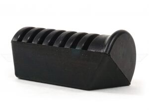 Fu&szlig;rastengummi (einzeln) schwarz quergerippt f&uuml;r Fahrerposition (Breite 85mm) passend f&uuml;r CZ 350 Typ 472