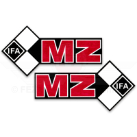 Schriftzug (Folie) "IFA MZ" für Tank,...