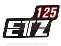 Schriftzug (Folie) "ETZ125" für...
