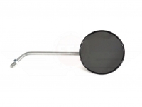 Spiegel - Motorradspiegel einzeln (rechts oder links) rund &Oslash;120mm, Halterung Stahl (M10 Gewinde) MZ ETZ (dt. Produkt) *