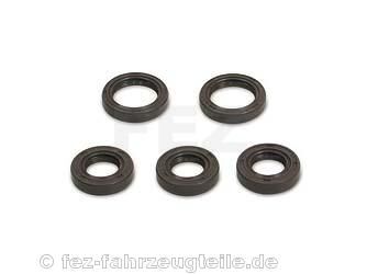 Wellendichtringe im Satz (5-teilig) braun Rollermotor passend f&uuml;r IWL, RM150 (TCK)