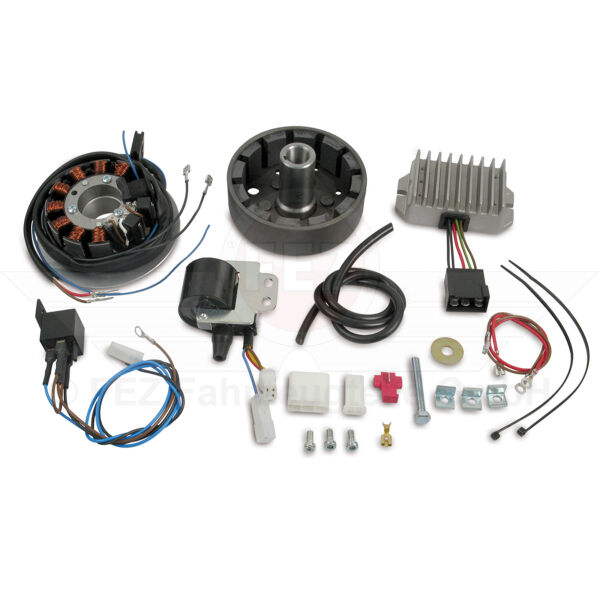 Lichtmaschine mit Z&uuml;ndanlage im Set (12V 180W) MZ ETZ250, ETZ251, ETZ301 (VAPE)