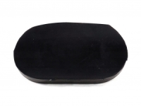 R&uuml;cklichtunterlage - K&ouml;derplatte aus Gummi ohne Schlitz (schwarz) Schlu&szlig;leuchte oval passend f&uuml;r SR2, SR2E