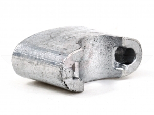 Lenkerauflage (unten) Aluminium roh passend f&uuml;r S50, S51, S70, Enduro