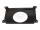 Tachometerblech f&uuml;r Tachometer &Oslash;60mm (schwarz pulverbeschichtet) eckig passend f&uuml;r SR50, SR50/1, SR80, SR80/1 *