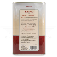 &Ouml;l - Motoren&ouml;l - SAE 40 - Oldtimer Classic Oil HD Einbereich (hochlegiert) - 1 Liter Dose (WAGNER)