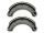 Regenerierung Bremsbacken im Satz (2 St&uuml;ck) f&uuml;r Radnabe &Oslash;150mm (vorn oder hinten) MZ RT125/3, ES125, ES150, ETS125, ETS150, TS125, TS150, ETZ125, ETZ150